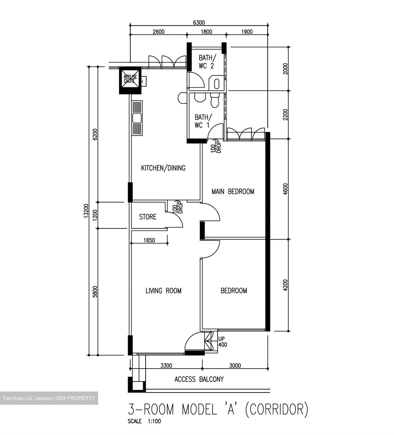 Blk 108 Jalan Bukit Merah (Bukit Merah), HDB 3 Rooms #625766421
